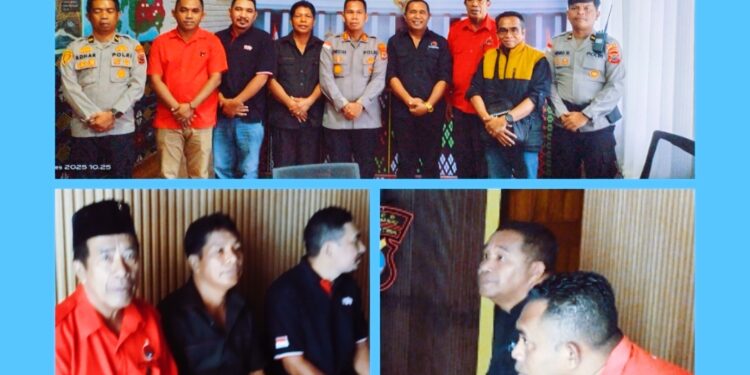 Ketua DPC PDIP Kabupaten Manggarai Barat Temui Kapolres, Bahas Tindak Lanjut Temuan KPK : Adanya Indikasi Aktivitas Tambang Emas Ilegal di Pulau Sebayur !
