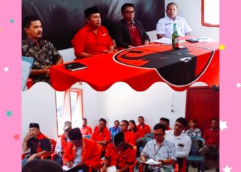 KPUD Manggarai Barat Sowan Ke Sekretariat DPC PDI Perjuangan di Labuan Bajo