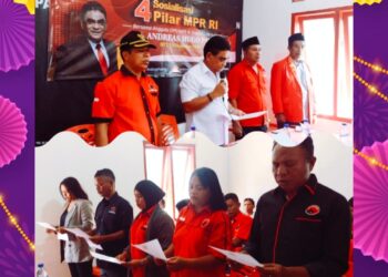PDI Perjuangan Kabupaten Manggarai Barat Gelar Rapat Perdana, Andreas Hugo Pareira Lantik Pengurus DPC Masa Bakti 2025-2030