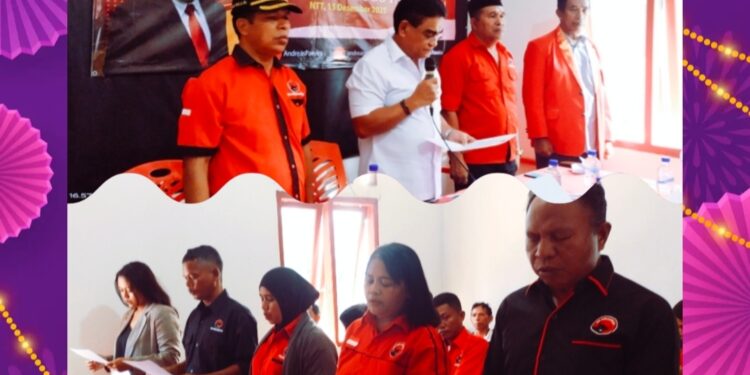 PDI Perjuangan Kabupaten Manggarai Barat Gelar Rapat Perdana, Andreas Hugo Pareira Lantik Pengurus DPC Masa Bakti 2025-2030