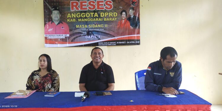 Anggota DPRD PDIP Kabupaten Manggarai Barat Gelar Reses di Rangga Watu, Warga Usul Rehap Puskesdes dan Pembangunan akses Jalan 75 meter, Silverius Syukur; Kondisi Keuangan Daerah sedang tidak baik-baik saja!
