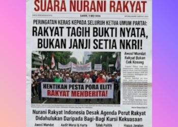 Koalisi “Suara Nurani Rakyat Indonesia” Sampaikan Peringatan kepada Ketua Umum Partai Politik !