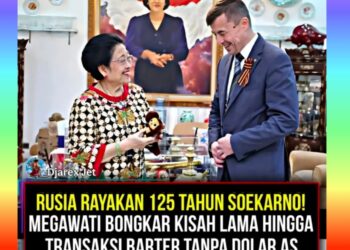 Kedubes Rusia Bahas Peringatan 125 Tahun Soekarno dengan Megawati, Singgung Kerja Sama Mata Uang : Rupiah dan Rubel !