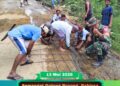 TNI dan Warga Komodo Gotong Royong Perbaiki Jalan Labuan Bajo–Terang di Tanjakan Wate !