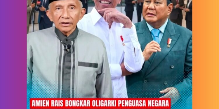 Amien Rais Kritik Pengaruh Oligarki di Pemerintahan dan Sampaikan Tantangan ke Presiden Prabowo !