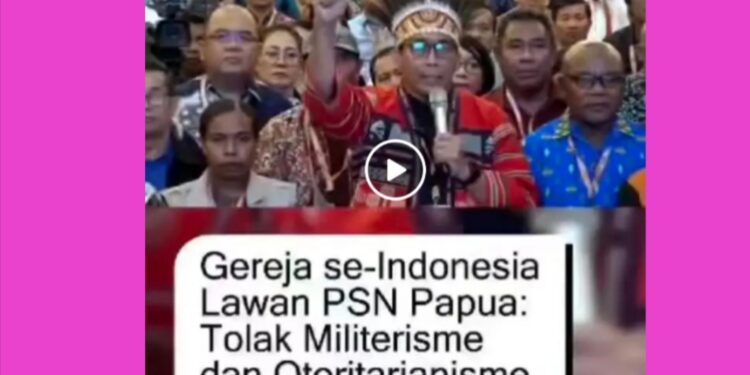 MPL-PGI di Merauke: Gereja Indonesia Dukung Penolakan PSN Papua dan Tolak Militerisme !