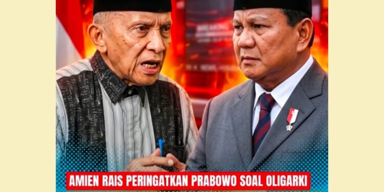 Amien Rais Ingatkan Presiden Prabowo soal Bahaya Oligarki: “Prabowo Adalah Harapan Terakhir”
