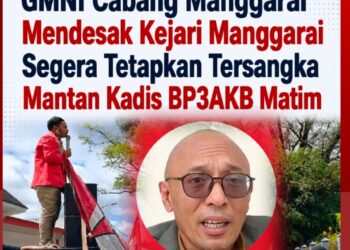 GMNI Manggarai Desak Kejari Tetapkan Tersangka Kasus Dugaan Korupsi DAK Nonfisik BP3AKB Matim !
