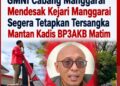 Mafia DAK Nonfisik Matim Berkeliaran, Kejari Manggarai Dituding Masuk Angin: GMNI Desak Seret Jefri Haryanto ke Bui !