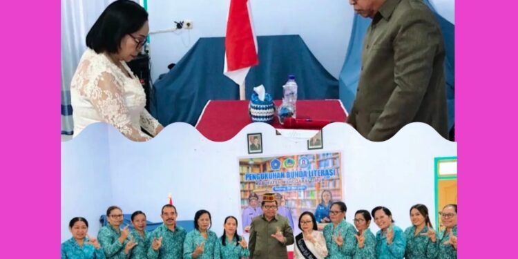Bupati Agas Andreas Lantik Bunda Literasi Matim 2026-2029, Dorong Budaya Baca dan SDM Berkarakter