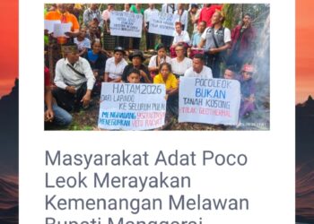 Menang di PTUN, Masyarakat Adat Poco Leok Deklarasi Hari Anti Tambang dan Desak Sahkan RUU Masyarakat Adat