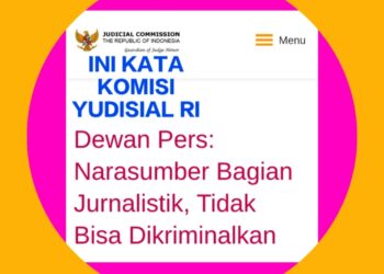 KY Ingatkan: Narasumber Tak Boleh Dikriminalisasi, Soroti Kasus Bupati Manggarai Laporkan Edi Hardum