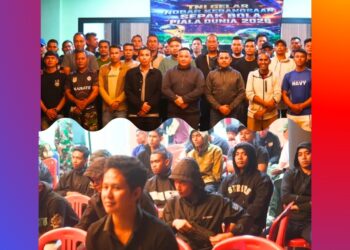 “TNI Nobar Kebangsaan” di Labuan Bajo: Kodim Mabar Ajak TNI-Polri-Sipil Eratkan Sinergi Lewat Piala Dunia 2026