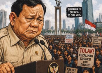 PRABOWO ECONOMICS GAGAL! TEMPO: “KANKER STADIUM IV” APBN HABIS BUAT PROYEK BOROS, RAKYAT YANG SEKARAT !