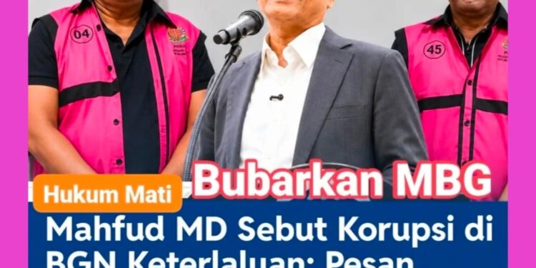 Bayar 2x Lipat Motor Belum Ada: Mahfud MD Bongkar Borok Korupsi BGN, Desak Hukuman Mati