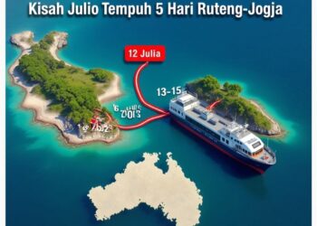 Merantau Demi S1: Kisah Julio Tempuh 5 Hari Ruteng-Jogja Lewat Darat & Laut