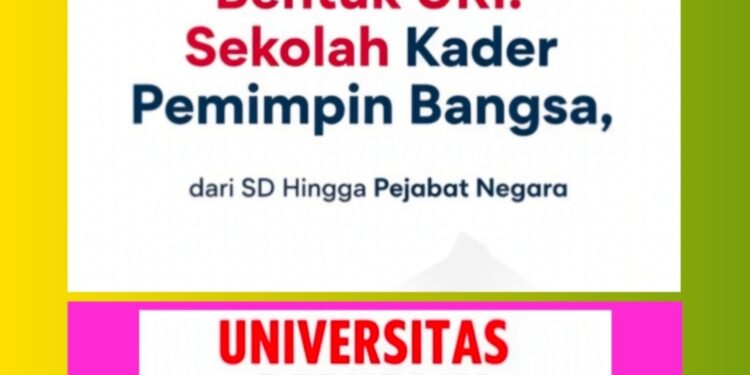 Prabowo Bentuk “URI”: Sekolah Kader Pemimpin Bangsa, dari SD Hingga Pejabat Negara