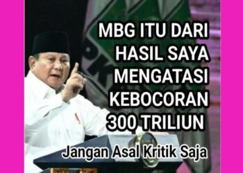“Rp300 Triliun Disebut ‘Bocor’: Ini Bukan Soal MBG, Ini Soal Akuntabilitas”