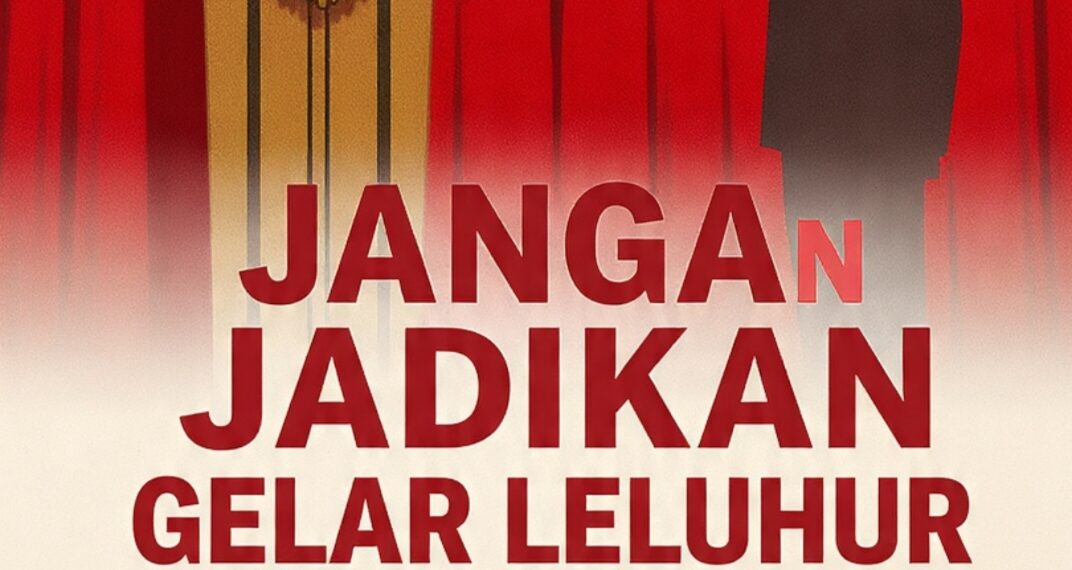 Frans Anggal: Jangan Jadikan Gelar Leluhur Timor Alat Politik Menuju 2029