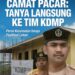 Camat Pacar Ferdy Pelong: Sekdes Waka Bisa Langsung Tanya Tim KDMP