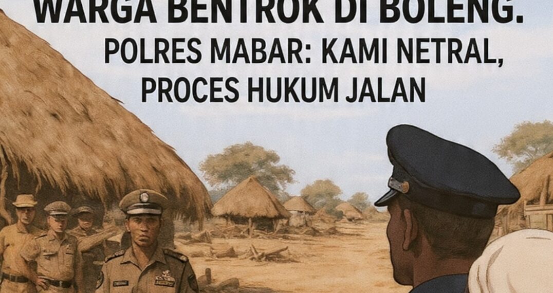 Lahan Disengketakan, Warga Bentrok di Boleng. Polres Mabar: Kami Netral, Proses Hukum Jalan