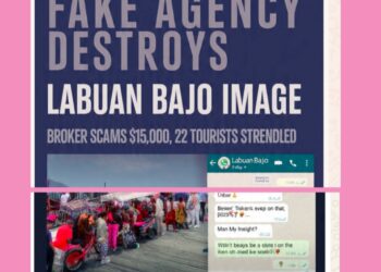 FAKE “DANKE ADVENTURE” SCAM: TOUR BROKER SWINDLES $15,000, 22 CHINESE TOURISTS STRANDED IN LABUAN BAJO`