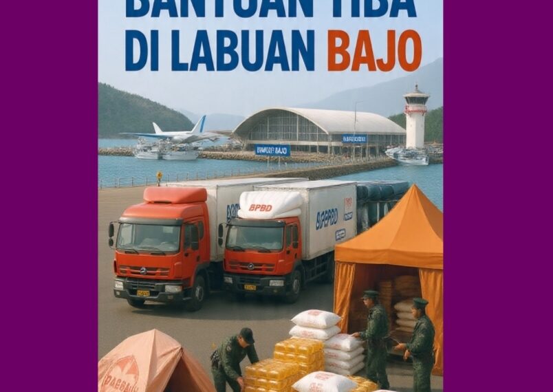 Rp100 Miliar Digelontorkan! 25 Truk Bantuan Pangan Pemerintah Tiba di Labuan Bajo