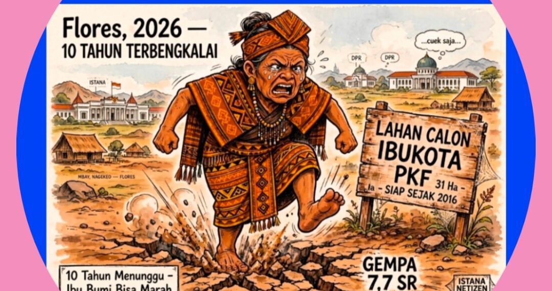 IBU BUMI FLORES BISA MARAH! 2,2 Juta Rakyat, 9 Bupati & DPRD Sudah Sepakat di Kongres Mbay 20 Maret 2015, Lahan 31 Ha Ibukota Sudah Siap, Tapi Jakarta Tak Respon Sejak 2013!