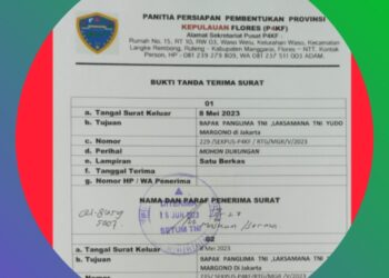 Demi Keselamatan Anggota, P4KF Lapor Resmi ke Panglima TNI Laksamana Yudo Margono – Minta Perlindungan dan Dukungan Kajian Strategis TNI Untuk Provinsi Kepulauan Flores