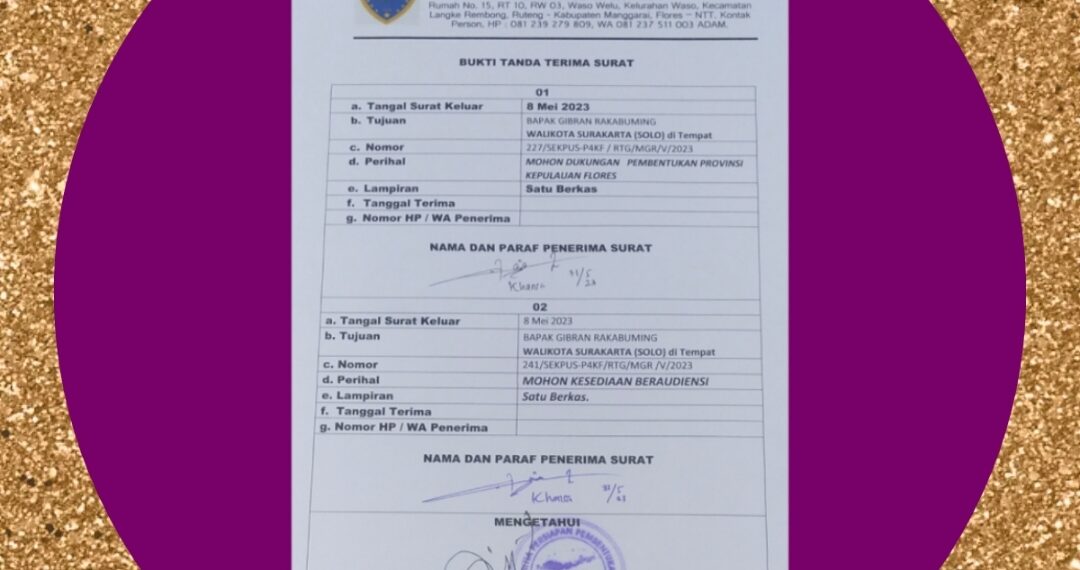 DOBRAK SOLO TEMBUS ISTANA! P4KF Sambangi Putra Presiden Jokowi di Solo, Harap Provinsi Kepulauan Flores Dibisikkan Langsung ke Presiden di Jakarta