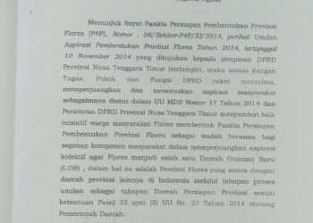 SAH! KETUA DPRD NTT 2014 ANWAR PUA GENO RESTUI FLORES JADI PROVINSI BARU!