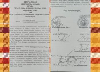 TERUNGKAP! BUKTI OTENTIK 2015: BUPATI DAN DPRD SIKKA TEKEN KESEPAKATAN DUKUNG PROVINSI FLORES, SEPAKAT IBUKOTA DITENTUKAN KAJIAN ILMIAH INDEPENDEN