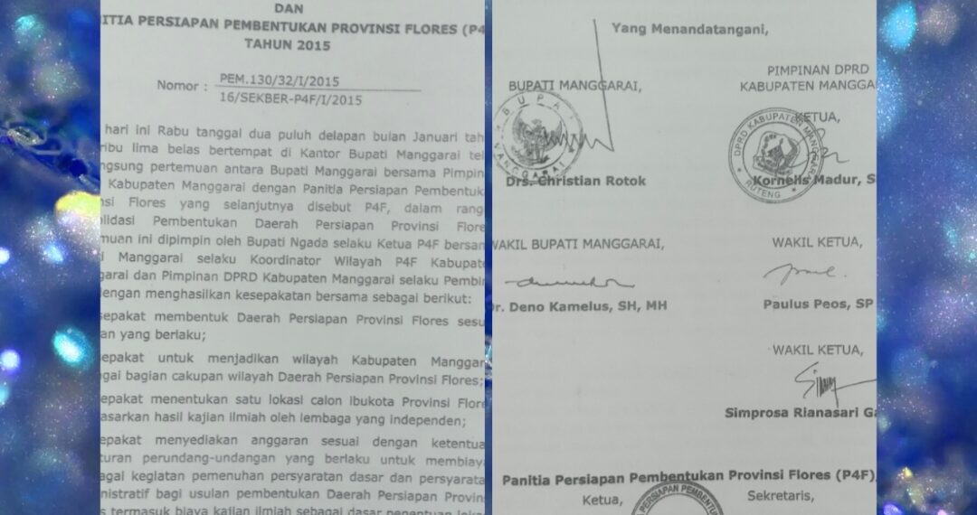 INDUK YANG AFDOL! KABUPATEN MANGGARAI – INDUK DARI MANGGARAI BARAT 2002 DAN MANGGARAI TIMUR 2007, TEGAS DUKUNG PROVINSI FLORES & SIAP TERIMA HASIL KAJIAN ILMIAH IBUKOTA
