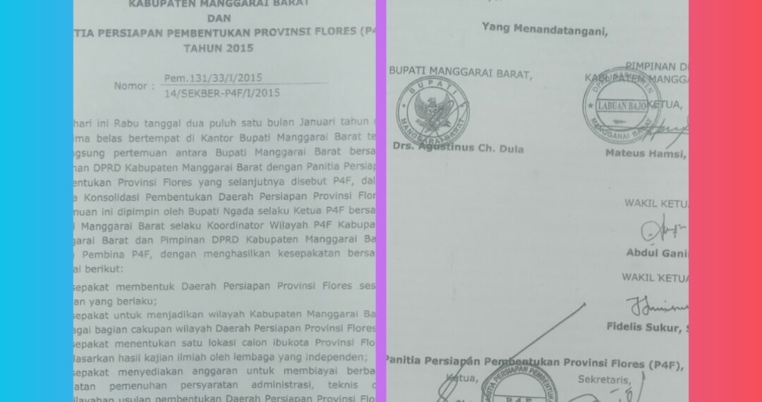ANAK SULUNG YANG MENDUNIA! 24 TAHUN MEKAR DARI MANGGARAI, LABUAN BAJO – MANGGARAI BARAT MASUK 5 BESAR CALON IBUKOTA PKF, TEKEN PAKTA DUKUNG KAJIAN ILMIAH