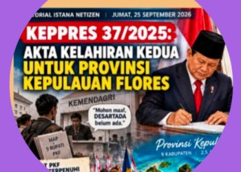 KEPPRES 37/2025: AKTA KELAHIRAN KEDUA UNTUK PROVINSI KEPULAUAN FLORES