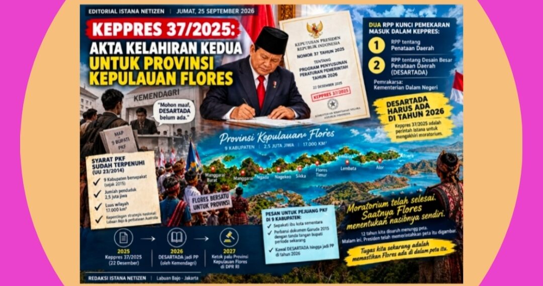 Dr. Goris Lewoleba Luruskan Sejarah: Perjuangan Provinsi Kepulauan Flores Sudah Ada Sejak 1958, Jangan Ada Pahlawan Kesiangan!