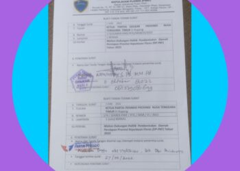JEJAK DUKUNGAN SEMAKIN JELAS: P4KF KANTONGI TANDA TERIMA GOLKAR 11 OKTOBER 2022 & PERINDO 27 JUNI 2022 UNTUK PROVINSI KEPULAUAN FLORES