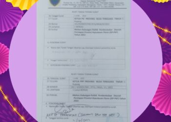 GENAP 10 PARPOL DI KUPANG KANTONGI SURAT P4KF: PSI TANDA TANGAN 27 JUNI 2022, PPP STEMPEL RESMI 1 OKTOBER 2022 UNTUK PROVINSI KEPULAUAN FLORES