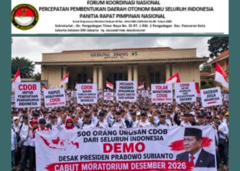 GEDUNG DJUANG 45 BERGETAR! 500 Delegasi DOB Ultimatum Istana: Cabut Moratorium & Sahkan PP Desartada Sebelum Desember 2026!