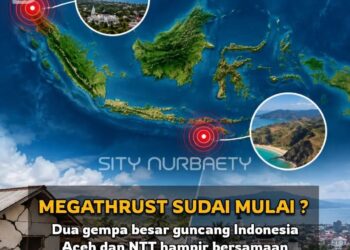 BREAKING! INDONESIA DIGUNCANG 2 GEMPA BESAR DALAM 40 MENIT – NTT M 6,1 DAN ACEH M 5,9 MINGGU PAGI, PAKAR: BUKAN MEGATHRUST, JANGAN PANIK!