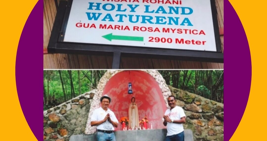 FOTO KENANGAN TERAKHIR TERUNGKAP! FRANS MADO DAN WABUP GONZALO MUDO SADA PERNAH BERDOA BERSAMA DI GUA MARIA ROSA MYSTICA HOLYLAND WATURENA – BUKIT TANAH SUCI NAGEKEO!