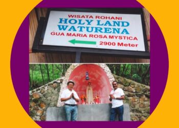 FOTO KENANGAN TERAKHIR TERUNGKAP! FRANS MADO DAN WABUP GONZALO MUDO SADA PERNAH BERDOA BERSAMA DI GUA MARIA ROSA MYSTICA HOLYLAND WATURENA – BUKIT TANAH SUCI NAGEKEO!