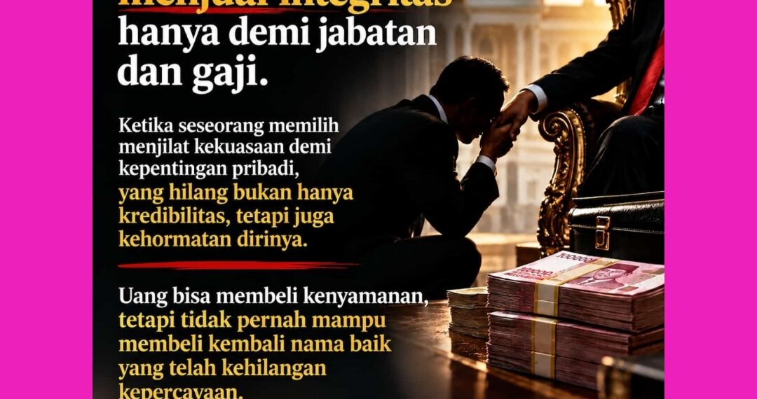 OPINI MAGNA: JANGAN JUAL INTEGRITAS DEMI JABATAN DAN GAJI – PESAN KERAS Dr. KAROLUS KARNI LANDO UNTUK PEJABAT FLORES DAN NTT!