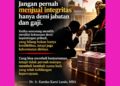 OPINI MAGNA: JANGAN JUAL INTEGRITAS DEMI JABATAN DAN GAJI – PESAN KERAS Dr. KAROLUS KARNI LANDO UNTUK PEJABAT FLORES DAN NTT!