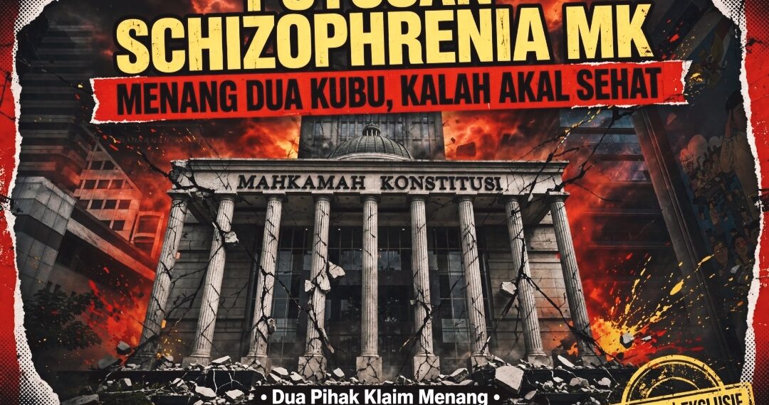 PUTUSAN SCHIZOPHRENIA MK: MENANG DUA KUBU, KALAH AKAL SEHAT