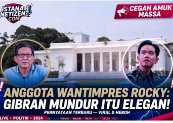 Anggota Wantimpres Rocky: Gibran Mundur Itu Elegan!