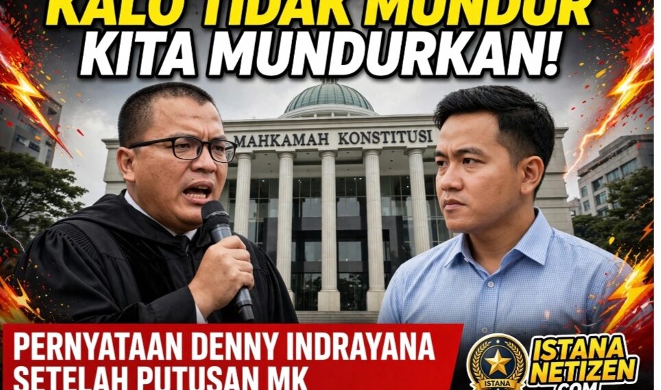 Denny: Kalau Tidak Mundur, Kita Mundurkan!