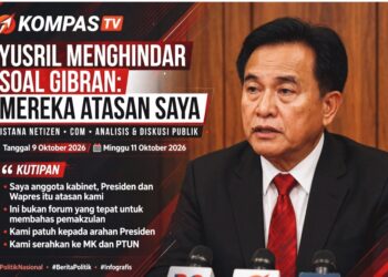 YUSRIL MENGHINDAR SOAL GIBRAN: MEREKA ATASAN SAYA