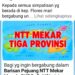 WARGA SABU RAIJUA DI KUPANG DUKUNG NTT MEKAR: DEMI PEMERATAAN DAN PERCEPATAN PEMBANGUNAN