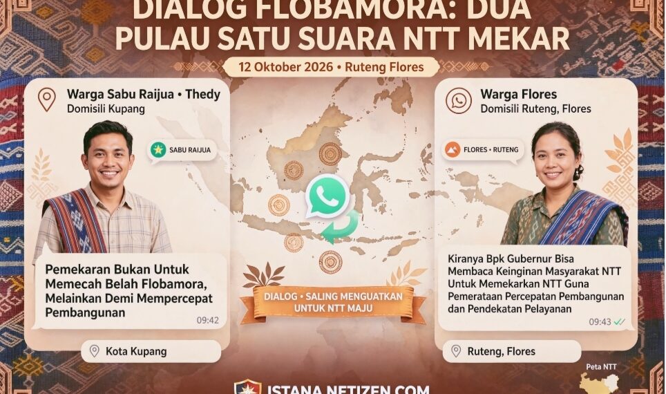 DIBALAS WARGA FLORES: PAK GUBERNUR, DENGARKAN JERITAN NTT MAU MEKAR!